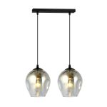 Emibig Hanglamp Istar Staal Zwart | Geschikt voor 2x E27 - Max 10W